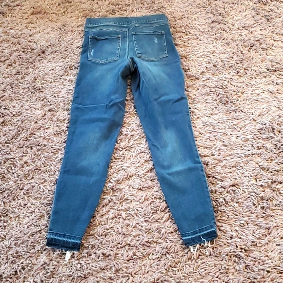 Spanx distressed medium wash skinny jeans - Picture 5 of 8